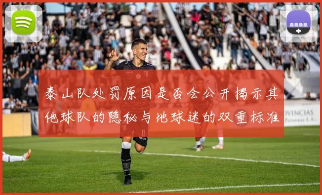 泰山队处罚原因是否会公开揭示其他球队的隐秘与地球迷的双重标准